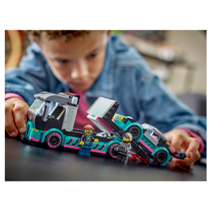 Lego Race Car & Car Carrier Truck 60406